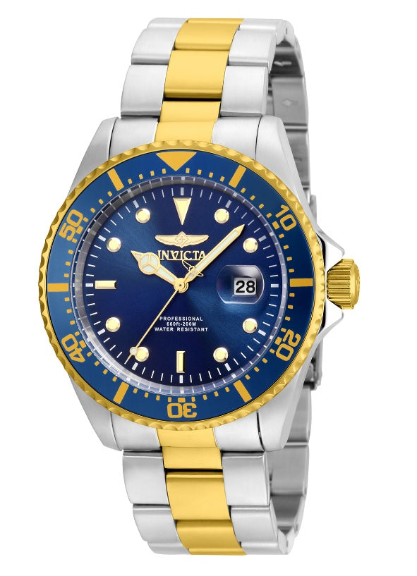 Invicta Pro Diver Men's Watch - 43mm, Steel, Gold (22058)