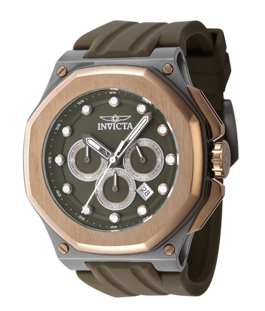Invicta Akula Men's Watch - 50mm. Olive Green (46149)