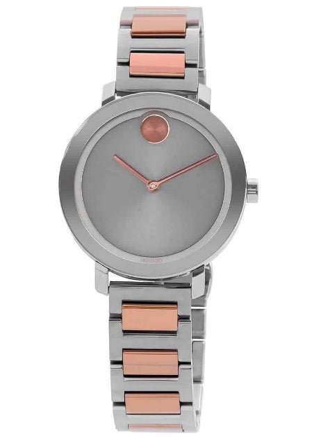Movado Bold Evolution Quartz Grey Dial Ladies Watch