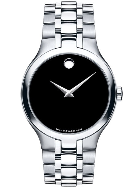 Movado Museum Black Museum Dial Stainless Steel Men's Watch