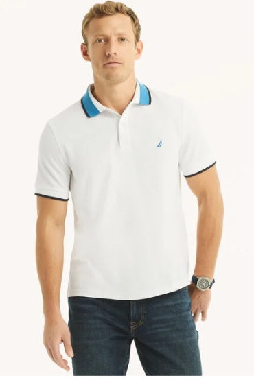 Sustainably Crafted Classic Fit Polo Blanca