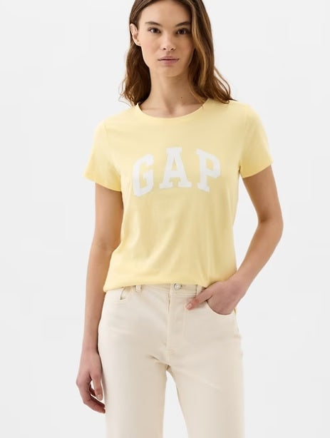 Camiseta Gap Logo Amarilla