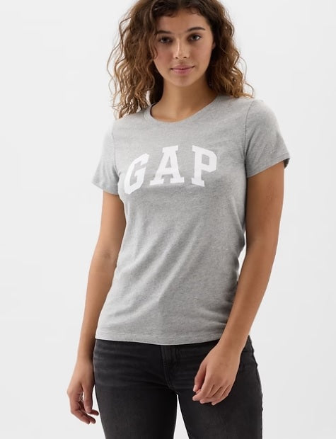 Camiseta Gap Logo Gris