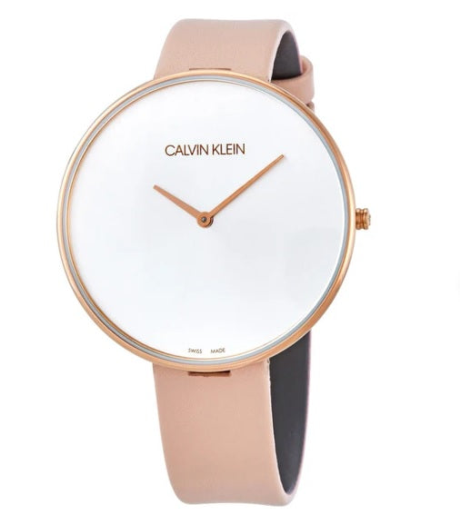 Calvin Klein Full Moon Quartz Silver Dial Ladies Watch