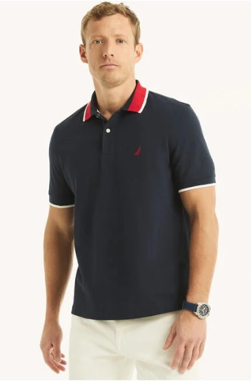 Sustainably Crafted Classic Fit Polo Azul