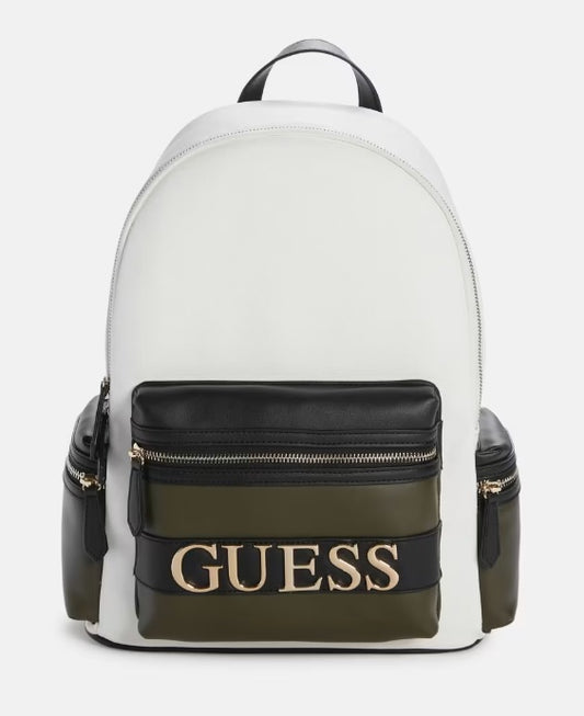 Mochila Guess Color Blanca-Verde