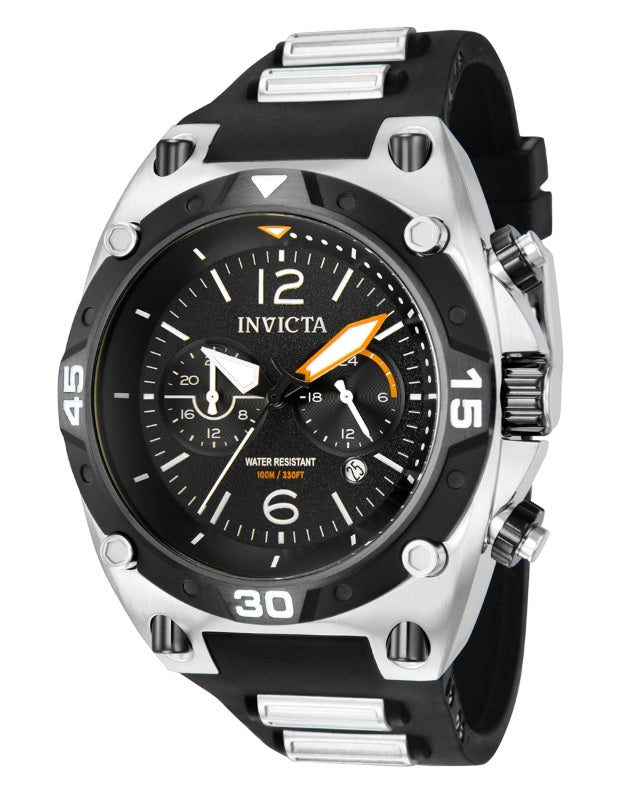 Invicta Aviator Men's Watch - 50mm, Black, Steel