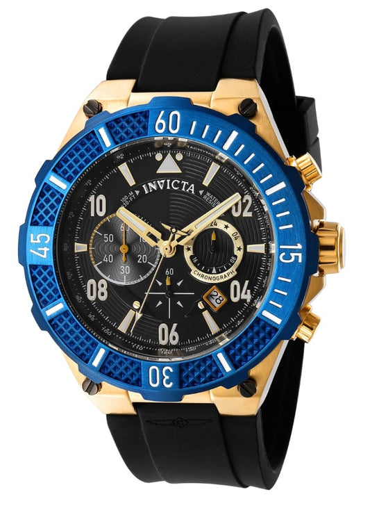 Invicta Aviator Men's Watch 50mm, Black (40498)