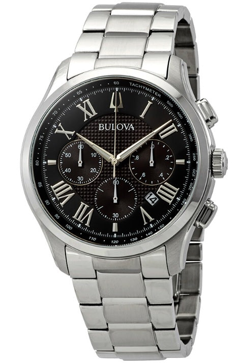 Bulova Classic Chronograph Black Dial Men's Watch