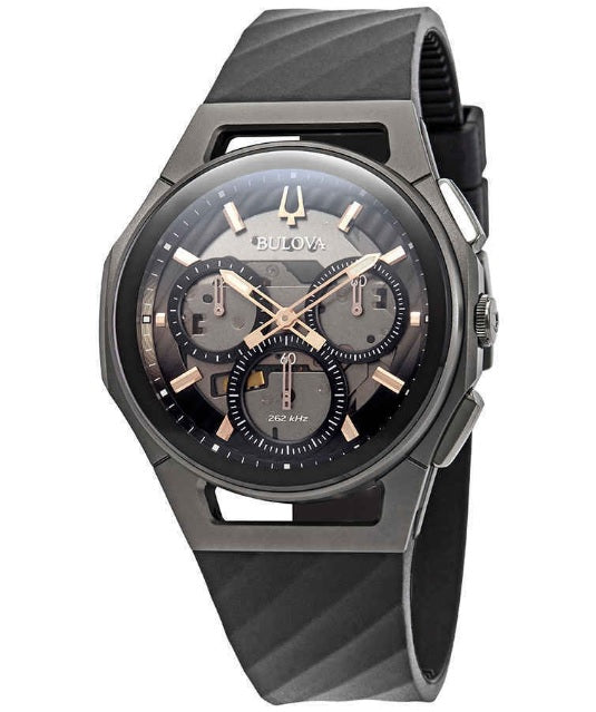 Bulova Curv Chronograph Dark Gray Dial Men's Watch