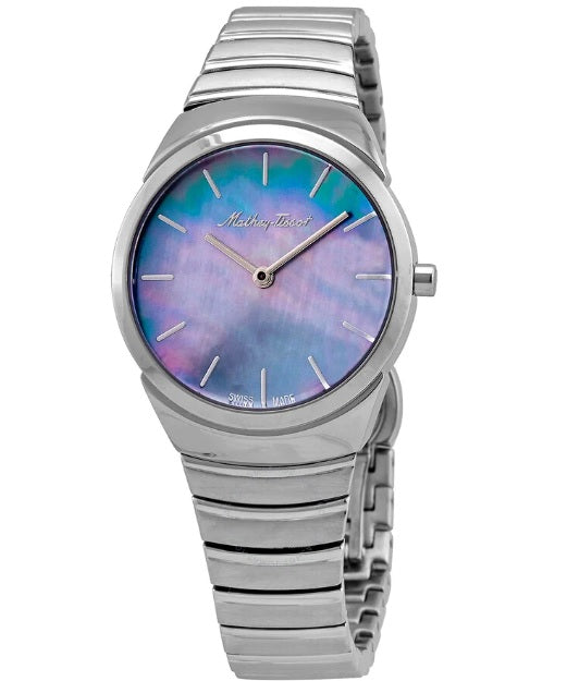 TISSOT-MATHEY Mandy Quartz Mother of Pearl Blue Violet Dial Ladies Watch