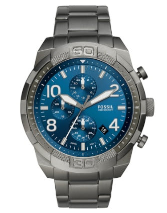 Fossil Bronson Chronograph Quartz Blue Dial Men's Watch