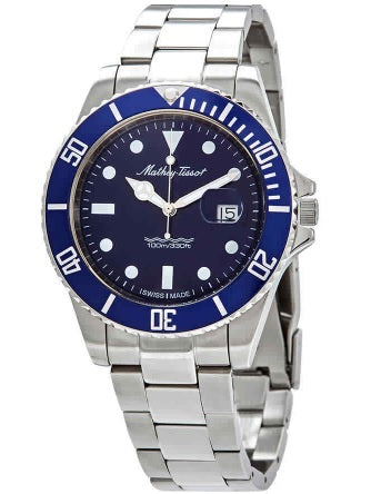 TISSOT-MATHEY Mathey Vintage Quartz Blue Dial Men's Watch