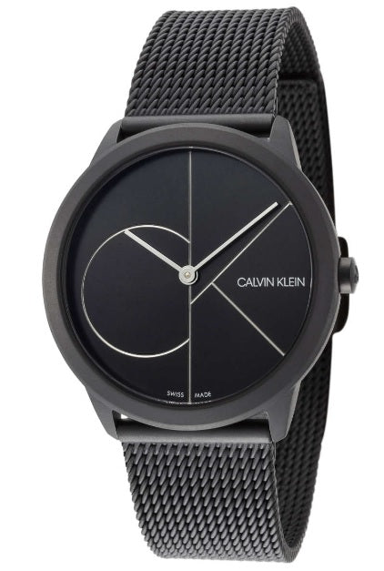 Calvin Klein Minimal Quartz Black Dial Ladies Watch