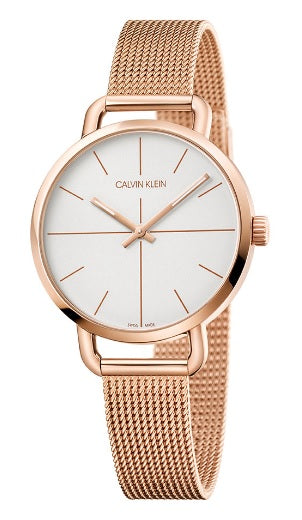 Calvin Klein Even Quartz White Dial Ladies Watch