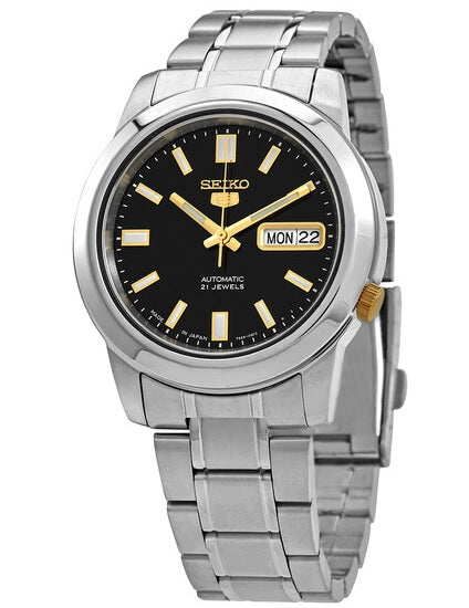 Seiko 5 Automatic Black Dial Men's Watch