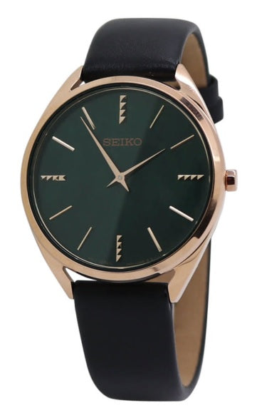 Seiko Quartz Green Dial Ladies Watch