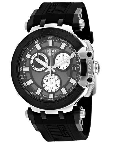 TISSOT T-Race Chronograph Quartz Black Dial Men's Watch